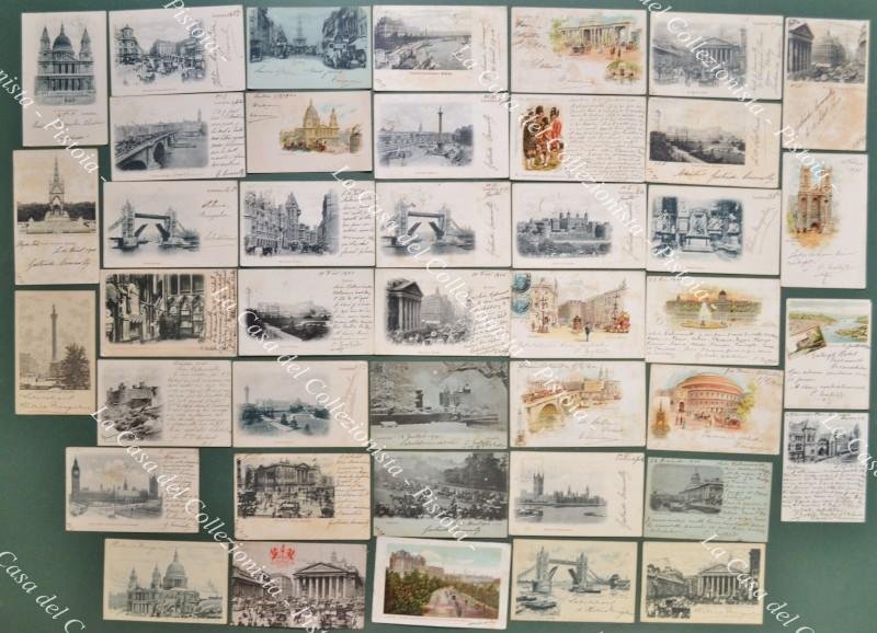 LONDRA, LONDON. Regno Unito. 42 cartoline spedite tra il 1900 …