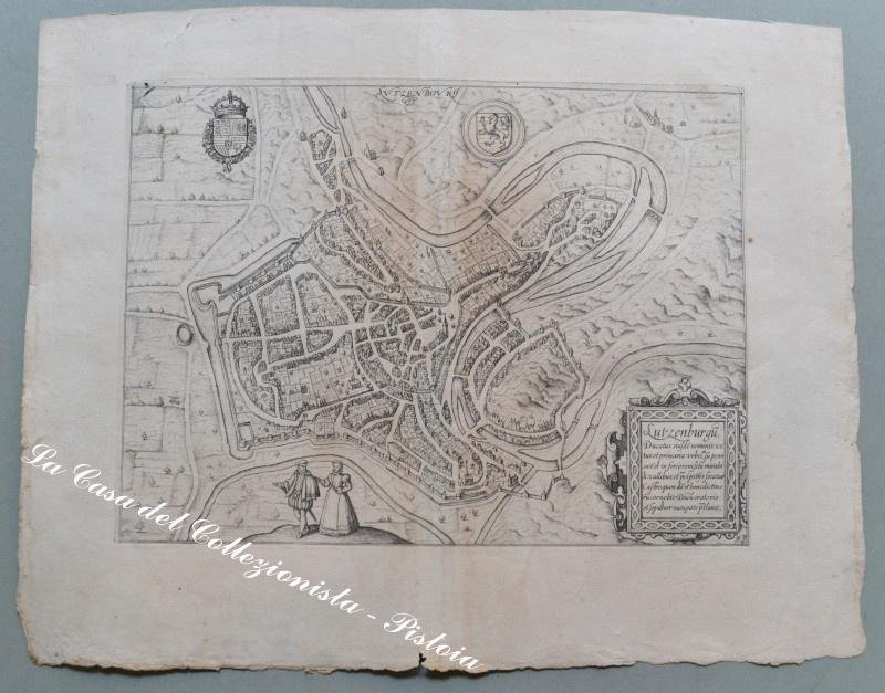 LUSSEMBURGO, LUXEMBOUR. LUTZEN BURGU DUCATUS EIUSDE NOMINIS.Da Guiccirdini L., 1612