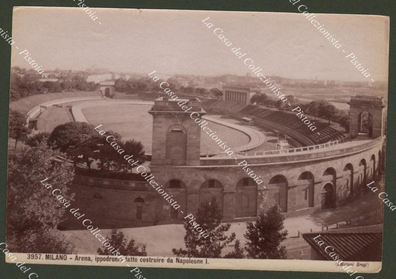 MILANO. Circa 1880. Arena, ippodromo fatto costruire da Napoleone I¬∞. …