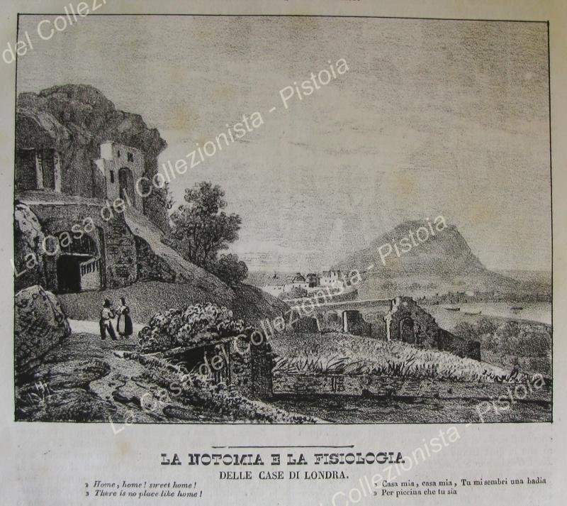 MISENO, Campania. Avanzi del teatro. Poliorama pittoresco 1838. Intero fascicolo.