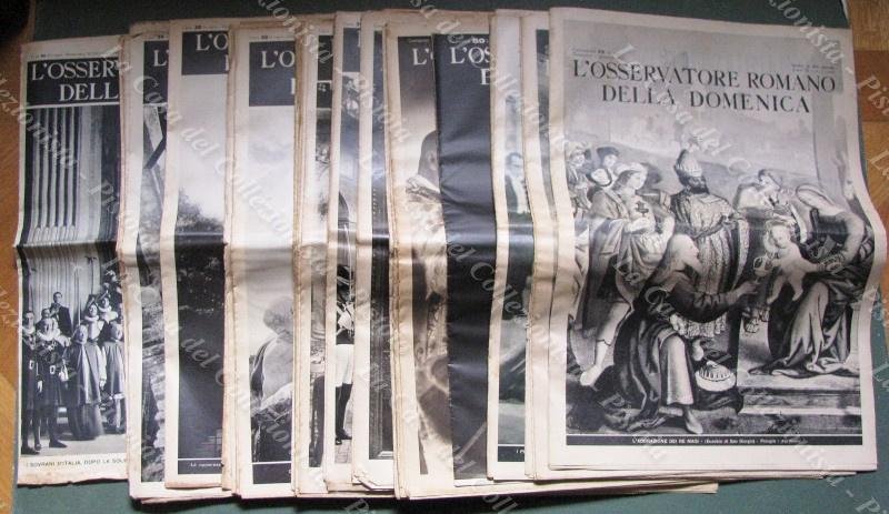 (Periodico illustrato) OSSERVATORE ROMANO DELLA DOMENICA. Anno VI (Anno 1939), …