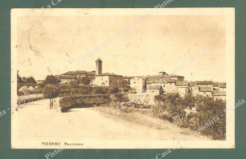 PIEGARO, Perugia. Cartolina d&#39;epoca viaggiata nel 1924