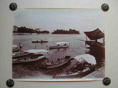 (Piemonte - Lago Maggiore) Pallanza, spiaggia e isola di S. …