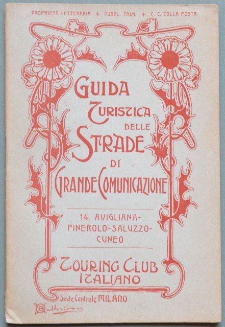 PIEMONTE. Guida Touring Club Italiano, anno 1901. Guida Turistica delle …