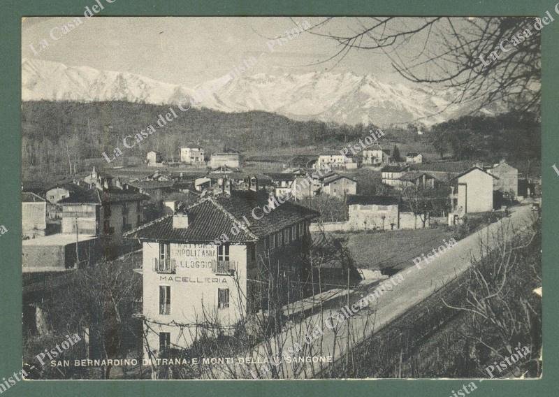Piemonte. S.BERNARDINO DI TRANA, Torino. Cartolina d'epoca formato grande, viaggiata …
