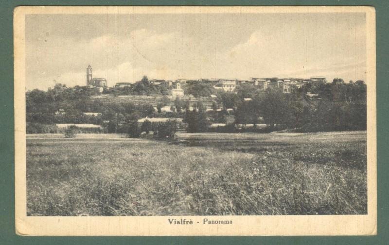 Piemonte. VIALFRE&#39;, Torino. Cartolina d&#39;epoca viaggiata