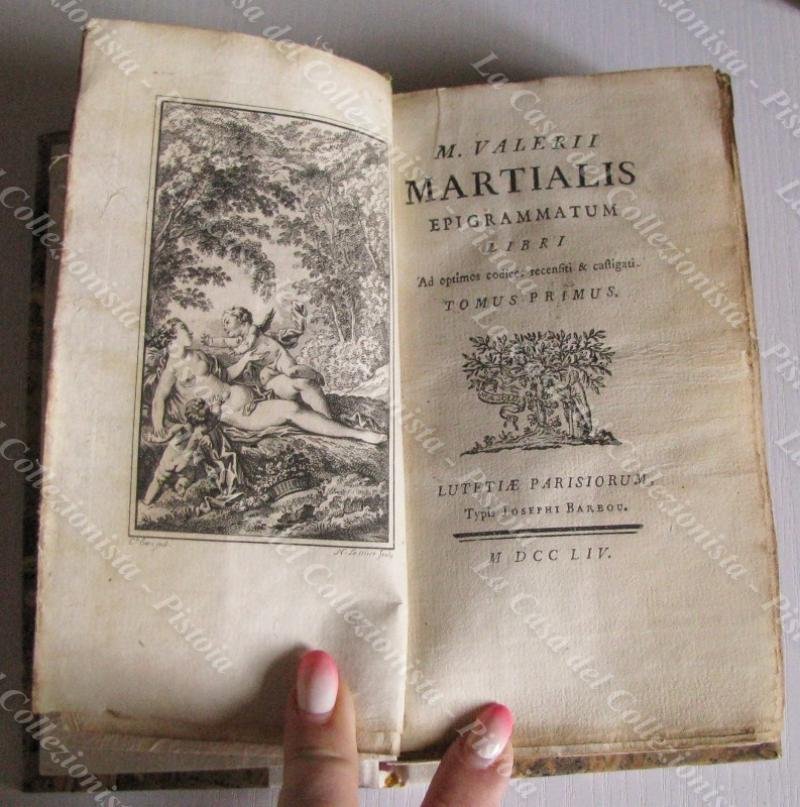 (Poesia latina) MARZIALE MARCO VALERIO. M. VALERII MARTIALIS EPIGRAMMATUM. Libri. …