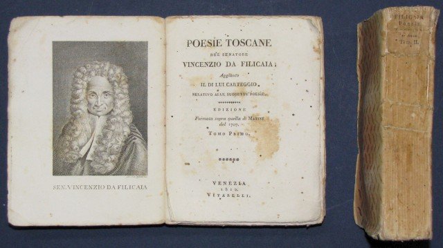 Poesie Toscane del senatore Vincenzio da Filicaia. Aggiunto il di …