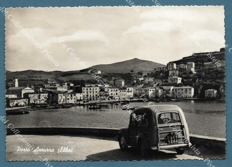 PORTO AZZURRO, Elba. Cartolina d&#39;epoca viaggiata