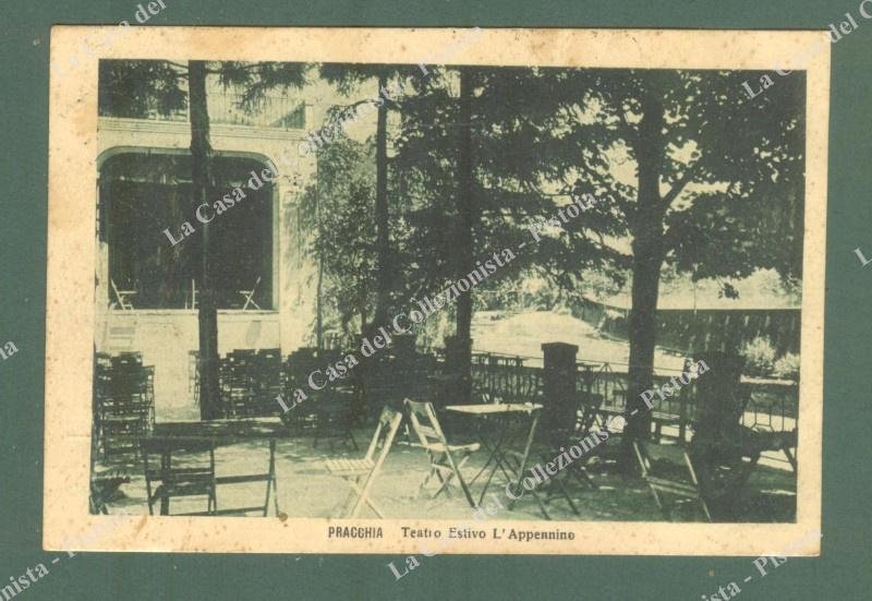 PRACCHIA, Pistoia. Teatro Estivo L&#39;Appennino. Cartolina d&#39;epoca viaggiata nel 1922
