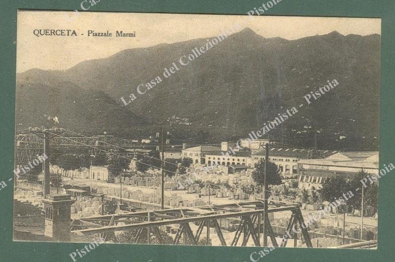 QUERCETA, Lucca. Piazzale Marmi. Cartolina d&#39;epoca viaggiata nel 1929