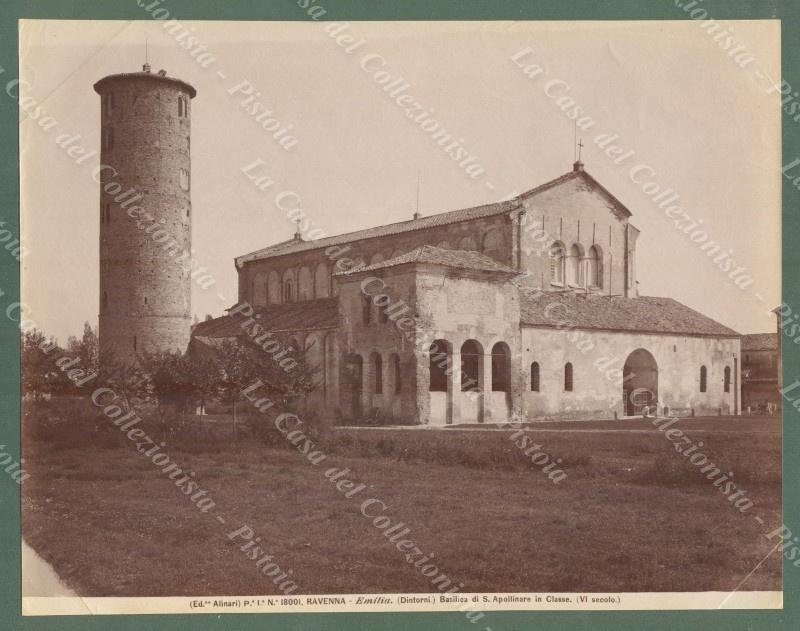 RAVENNA. Basilica di S.Apollinare. Foto Alinari all&#39;albumina, circa 1890.