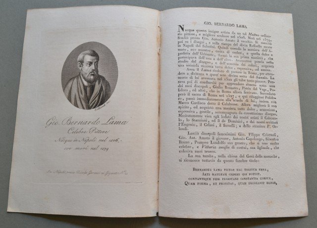 REGNO DI NAPOLI. Campania. GIO. BERNARDO LAMA, nato a Napoli …