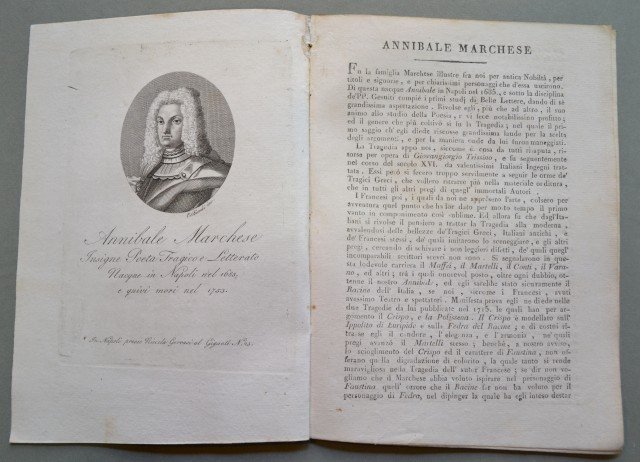 REGNO DI NAPOLI. Campania. MARCHESE ANNIBALE, nacque a Napoli nel …