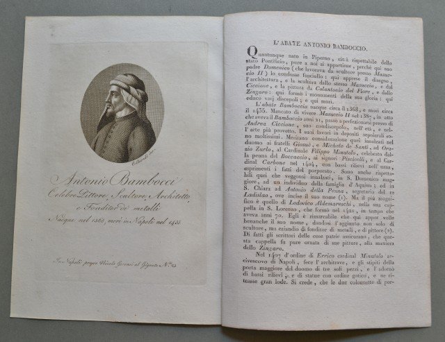 REGNO DI NAPOLI. Lazio. ANTONIO BAMBOCCIO, nato nel 1368, ivi …