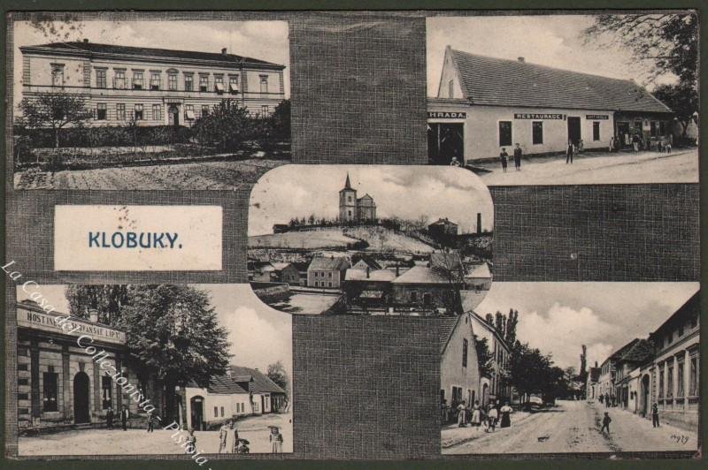 Repubblica Ceca. KLOBUKY. Cartolina d&#39;epoca viaggiata inizio 1900
