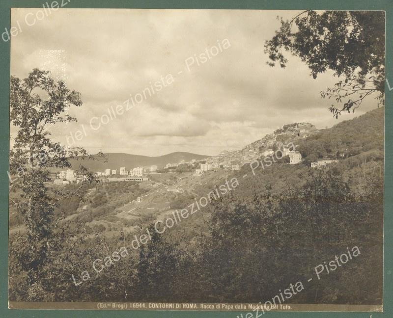 ROCCA DI PAPA. Dintorni Roma. Panorama. Foto Brogi, circa 1920