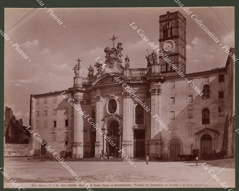 ROMA. Basilica in Santa Croce in Gerusalemme. Fotografia originale, fine …