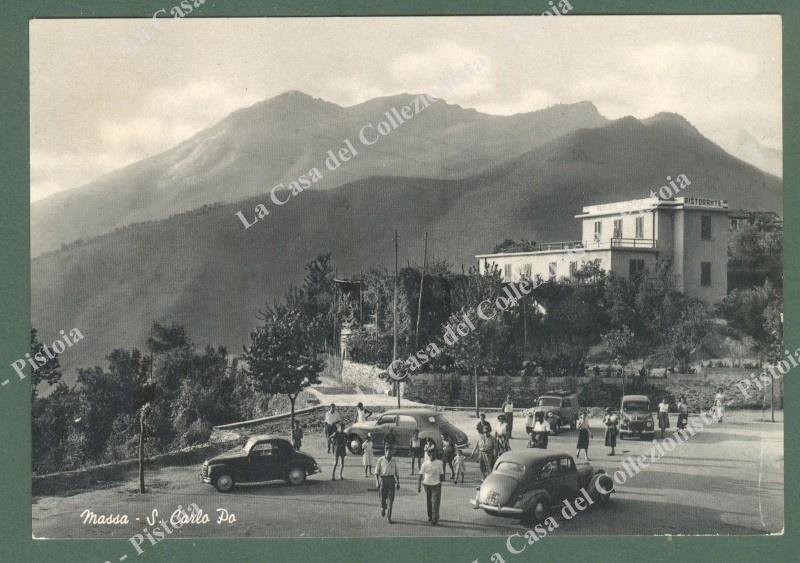 SAN CARLO PO, Massa. Cartolina d'epoca viaggiata anni '50