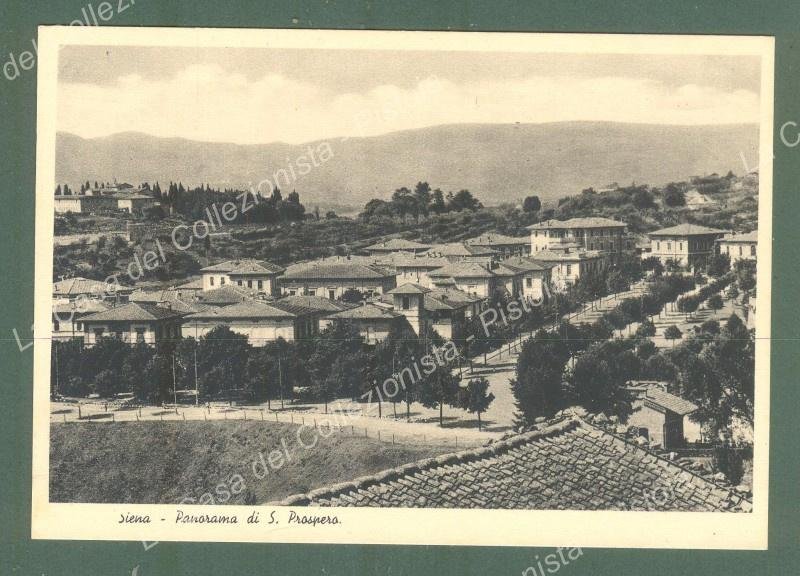 SAN PROSPERO, Siena. Panorama. Cartolina d&#39;epoca non viaggiata, circa 1940