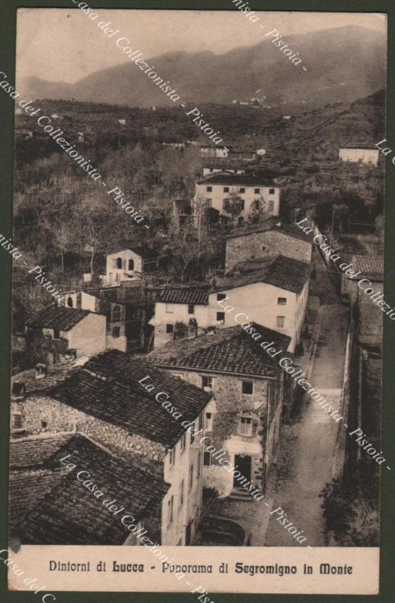 SEGROMIGNO IN MONTE, Lucca. Cartolina viaggiata nel 1932.