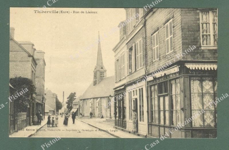 THIBERVILLE, Eure, Francia. Cartolina d&#39;epoca non viaggiata