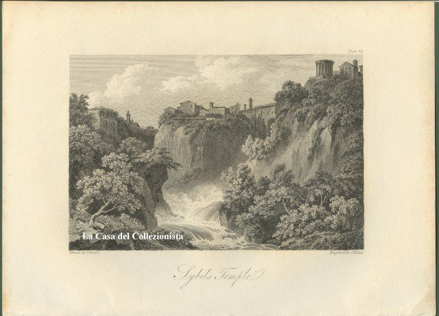TIVOLI. Lotto di tre diverse splendide vedute delle cascate