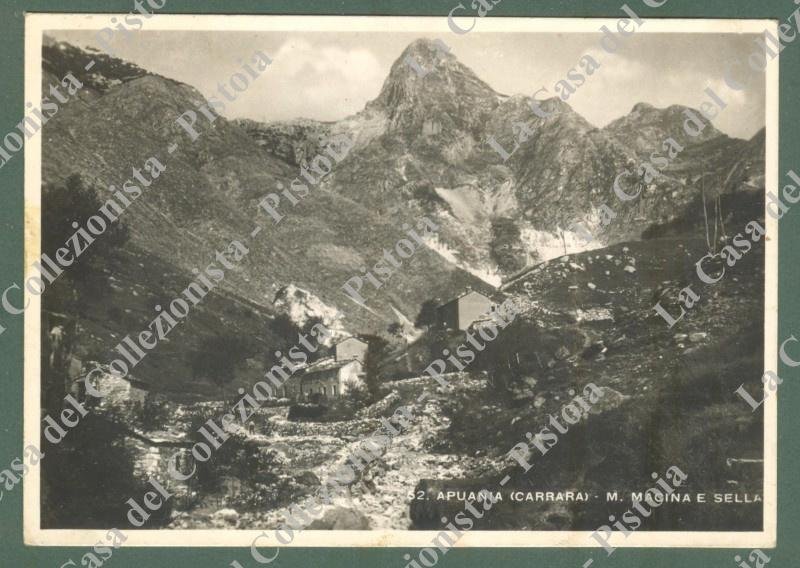 Toscana. APUANIA, Carrara. Monte Macina. Cartolina d&#39;epoca viaggiata.