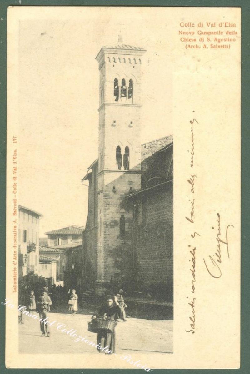 Toscana. COLLE VAL D&#39;ELSA, Siena. Chiesa di S. Agostino.