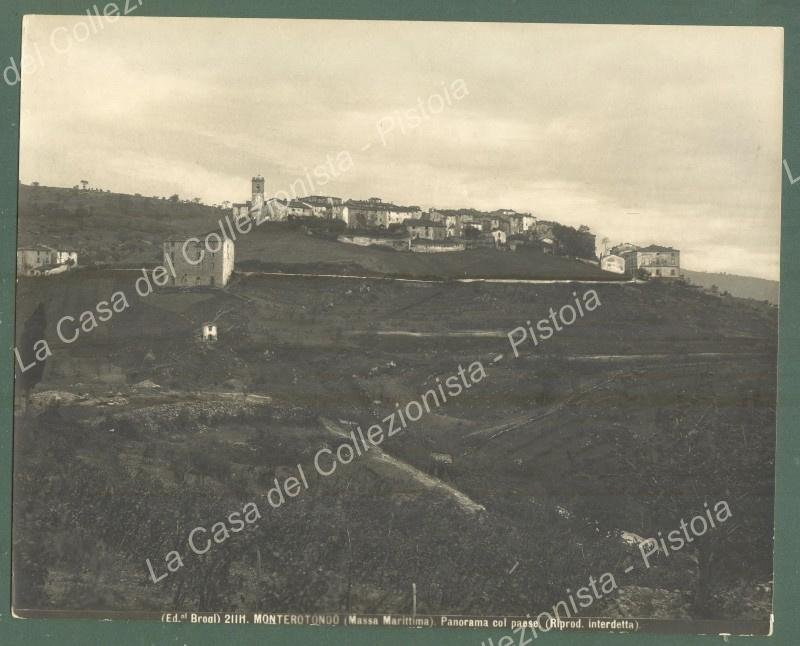 Toscana. MASSA MARITTIMA. Monterotondo. Panorama. Bella veduta generale. Foto originale …