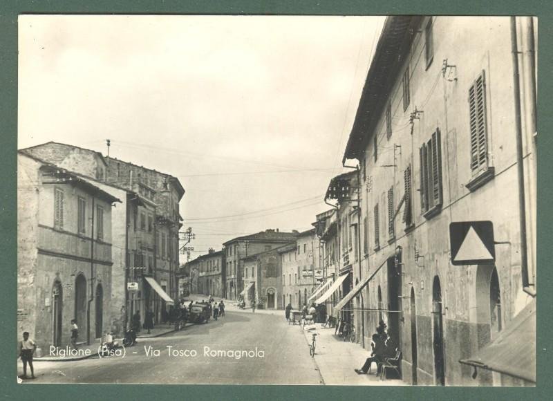 Toscana. RIGLIONE, Pisa. Via Tosco Romagnola. Cartolina d&#39;epoca non viaggiata …