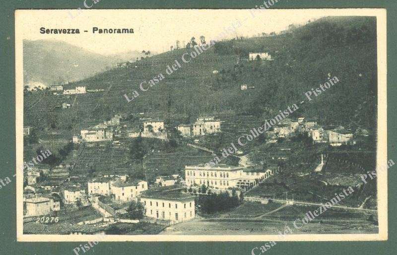 Toscana. SERAVEZZA, Lucca. Cartolina d&#39;epoca viaggiata nel 1938