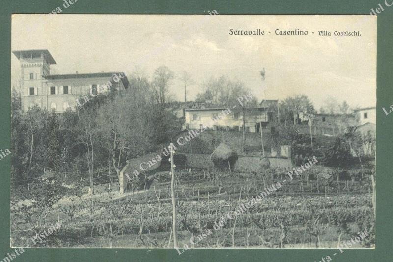 Toscana. SERRAVALLE, Casentino, Arezzo. Villa Caselschi. Cartolina d&#39;epoca non viaggiata …