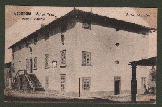 Toscana. TAVARNELLE VAL DI PESA, Firenze. Poggio Petroio, Villa Martini.