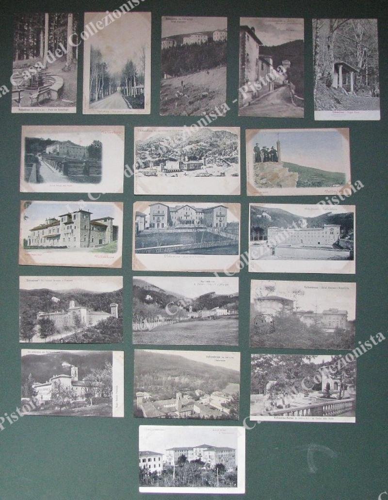 Toscana, VALLOMBRASA, Firenze. 18 cartoline d&#39;epoca (13 viaggiate nel 1912 …