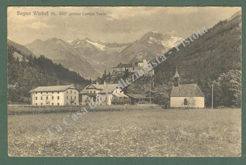 Trentino. CAMPO TURES, Bolzano. Bagno Winkel. Cartolina d&#39;epoca viaggiata.