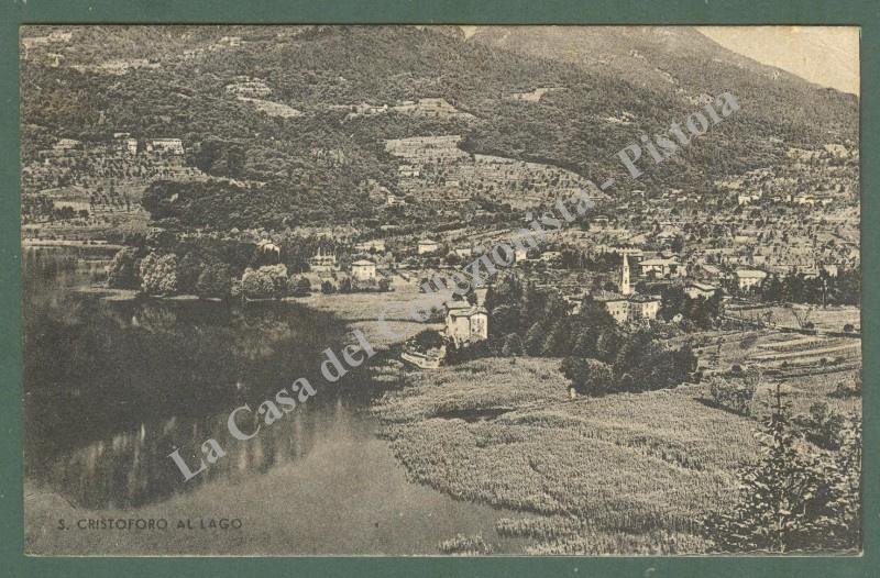Trentino. S. CRISTOFORO, Trento. Panorama. Cartolina d&#39;epoca viaggiata