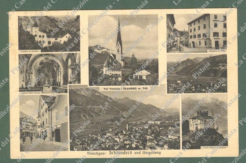 Trentino. SILANDRO, Bolzano. Cartolina d&#39;epoca viaggiata nel 1948