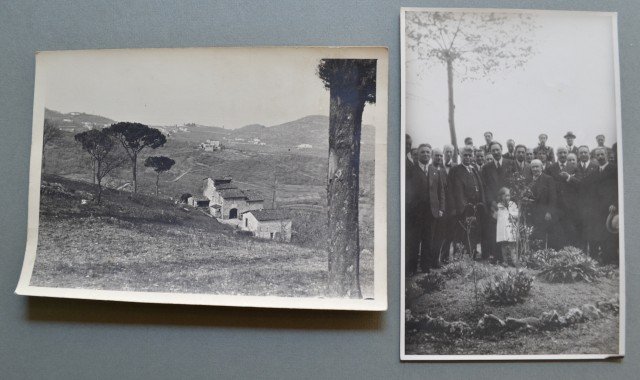 VALLE DEL BISENZIO. Prato. Due fotografie anni &#39;30: 1) Veduta …