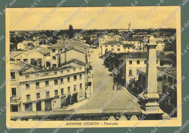Veneto. ANNONE VENETO, Venezia. Panorama. Cartolina d&#39;epoca viaggiata