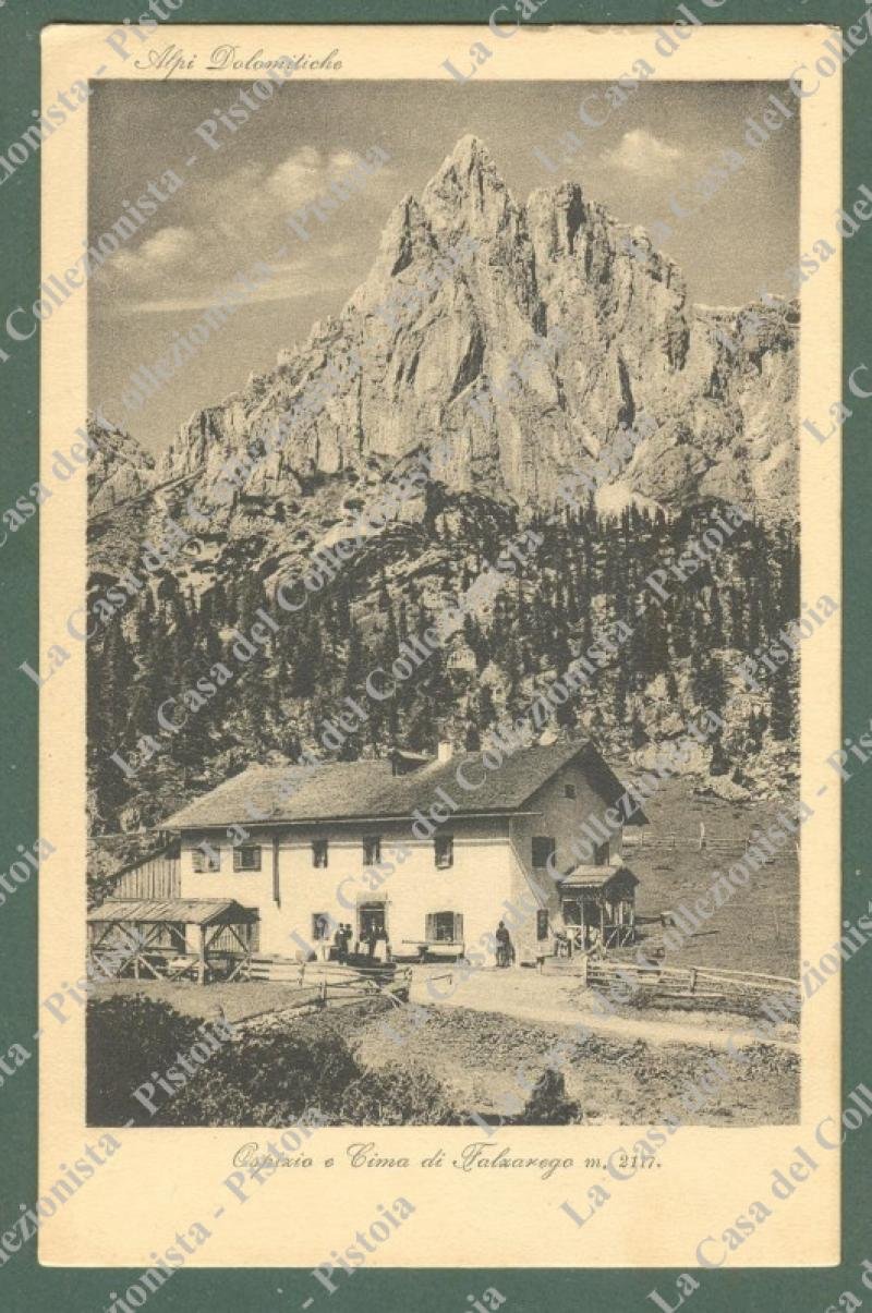 Veneto. FALZAREGO, Belluno. L&#39;ospizio. Cartolina d&#39;epoca non viaggiata, circa 1930.
