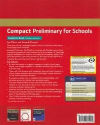 Compact preliminary for schools. Student's book-Workbook. Without answers. Per le …