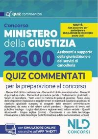 Concorso 2600 Ministero della Giustizia assistenti di cancelleria. Quiz commentati …