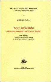 Don Giovanni dagli scenari dell'arte alla "Foire". Quattro studi con …