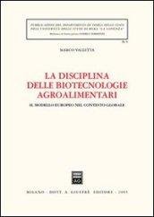 Disciplina delle biotecnologie agroal