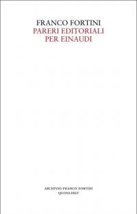 Pareri editoriali per Einaudi