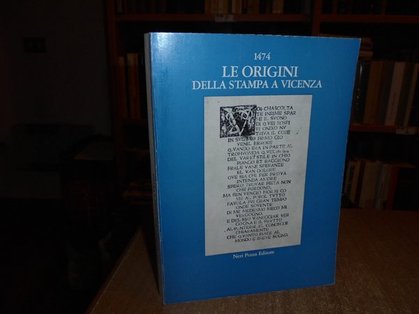 1474 Le origini della Stampa a Vicenza