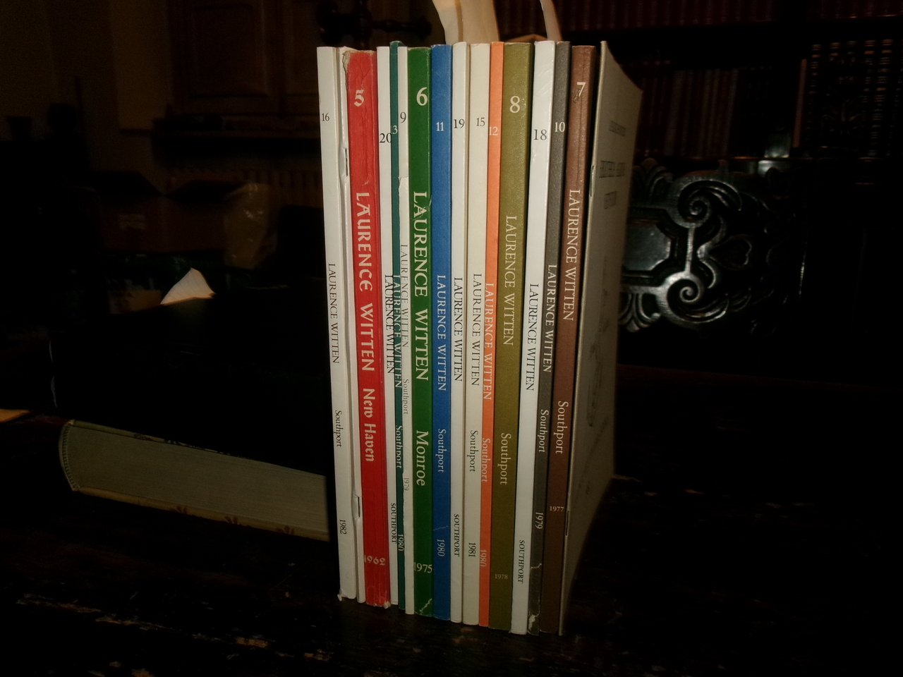 17 cataloghi/catalogues di LAURENCE WITTEN Southport U.S.A