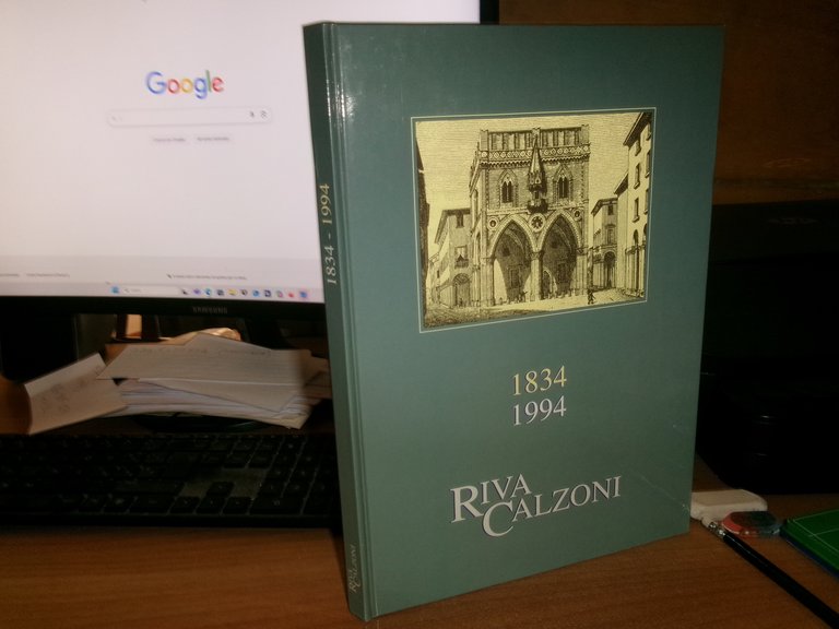1834 - 1994 RIVA CALZONI. Calzoni's one Hundred and Sixty …
