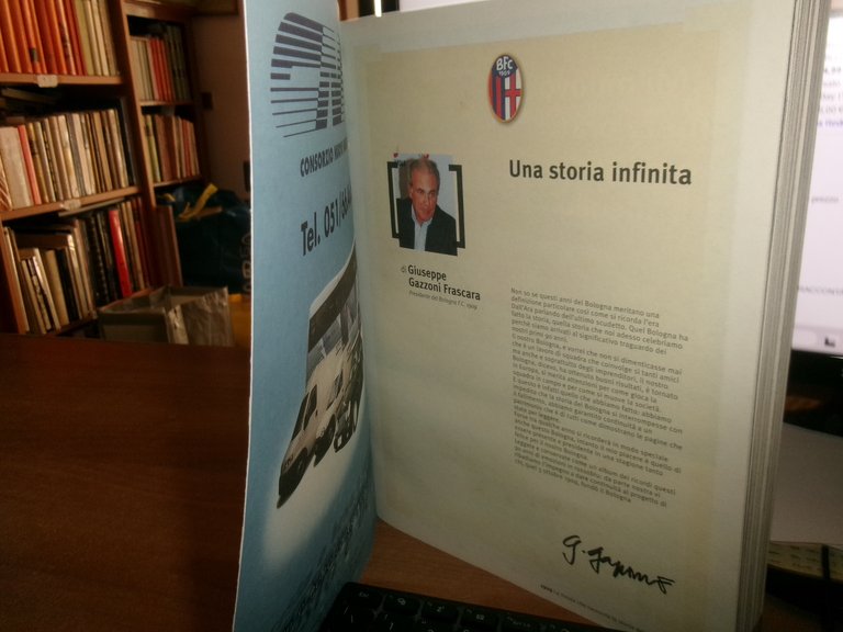 1909–Novant'anni di emozioni-Storia del Bologna calcio Gianfranco Civolani 1999